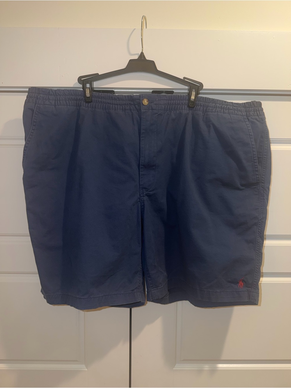 Polo Ralph Lauren Shorts Mens 2XB Navy Blue Prepster Chino Old Money Preppy GUC